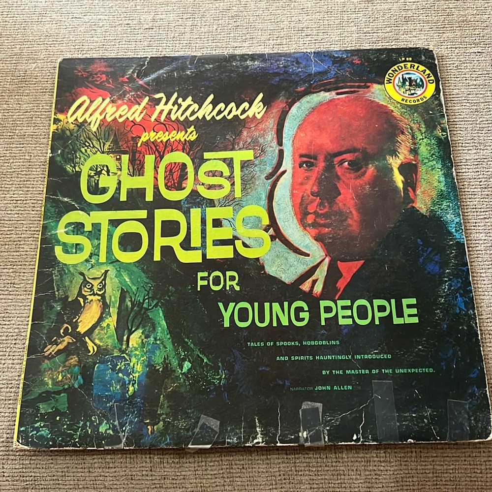 Vintage 1979 Alfred Hitchcock Ghost Stories vinyl